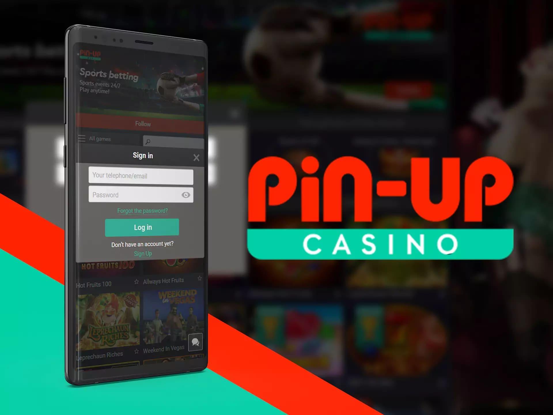 Мобильная версия и приложение казино Pin Up